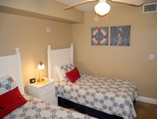 Twins in the guest bedroom