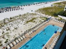Balcony View of the West side of the pool